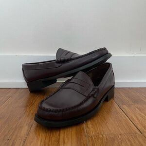 Sebago Women's Penny Loafers Like New in Dark Burgundy Size 8 M